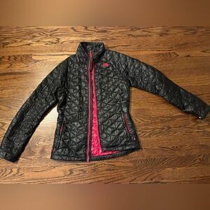 Black and Red Quilted Jacket